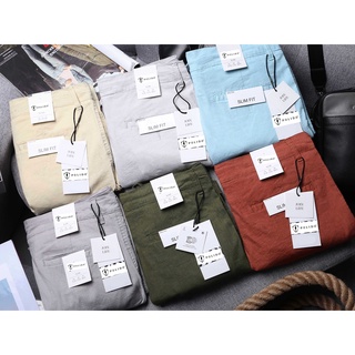 Quần Shorts Đũi Trơn Basic Nam Thoáng Mát Cạp Chun Form Ôm Nhẹ Thoải Mái - POLIDO
