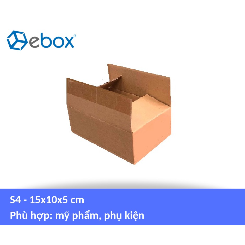 70 Thùng giấy carton size 15x10x5 cm (S4) - đóng hàng mỹ phẩm, phụ kiện