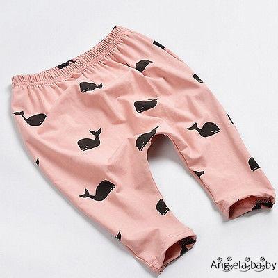 Hot Fashion Baby boys Children Cartoon Whale 100% Cotton Pants