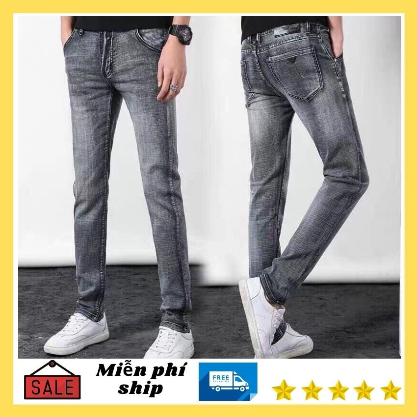 Quần jean nam màu xám cao cấp đẹp giá rẻ,quần bò taka 30 | BigBuy360 - bigbuy360.vn