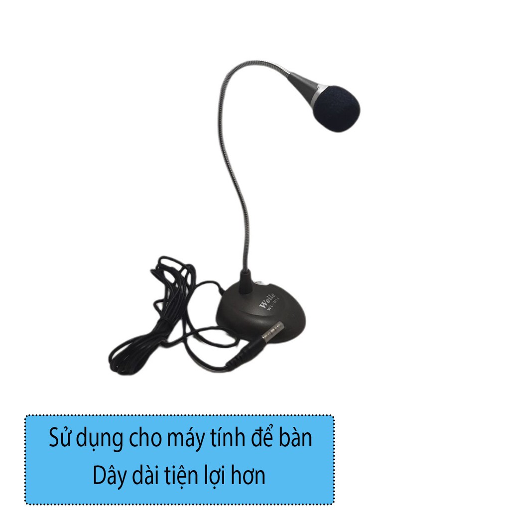 Mic thu âm, chat voice, học online cho máy tính để bàn cực kỳ tiện dụng nhỏ gọn và xinh xắn M14