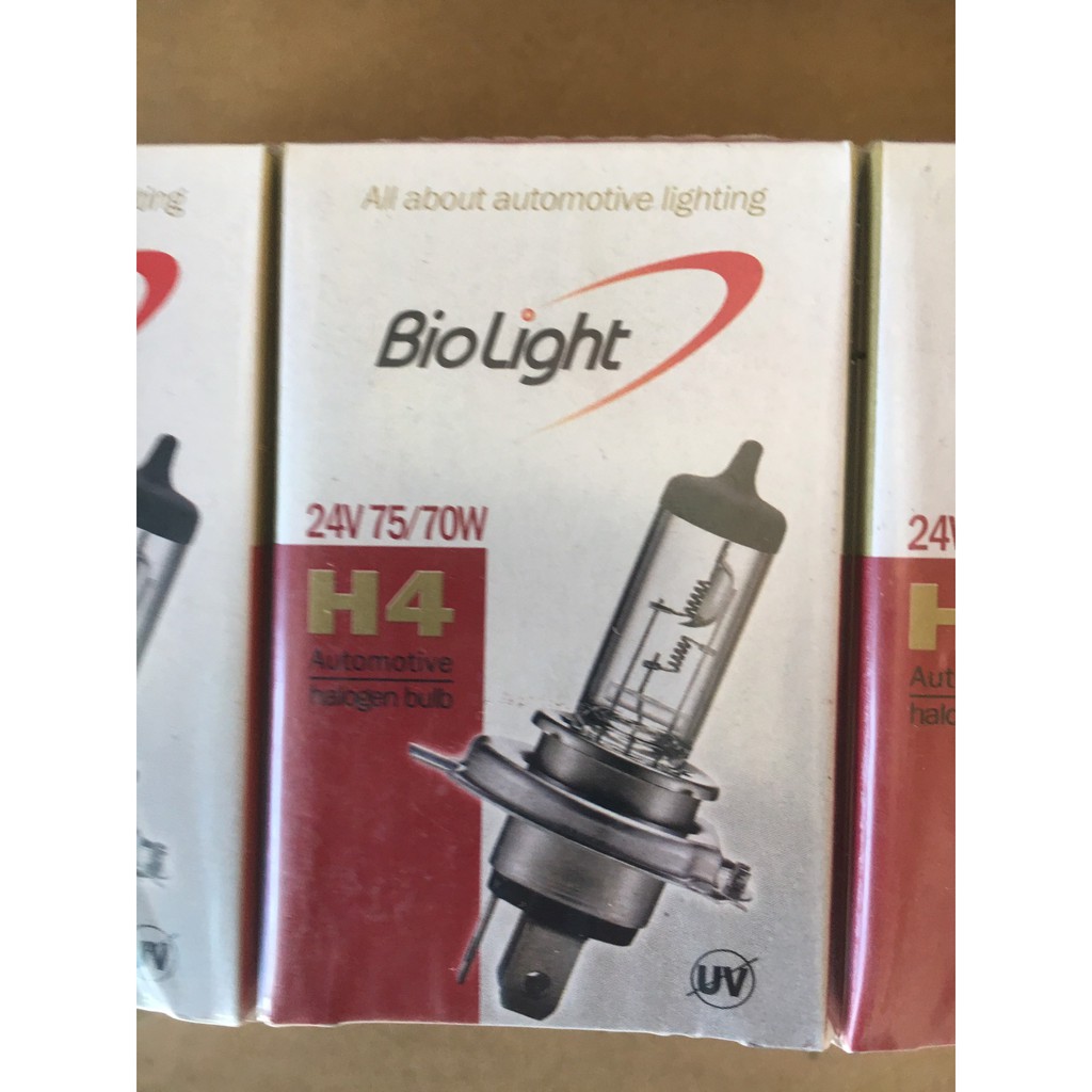 24V 75/70W H4 Bóng đèn xe hơi Biolight Hàn Quốc