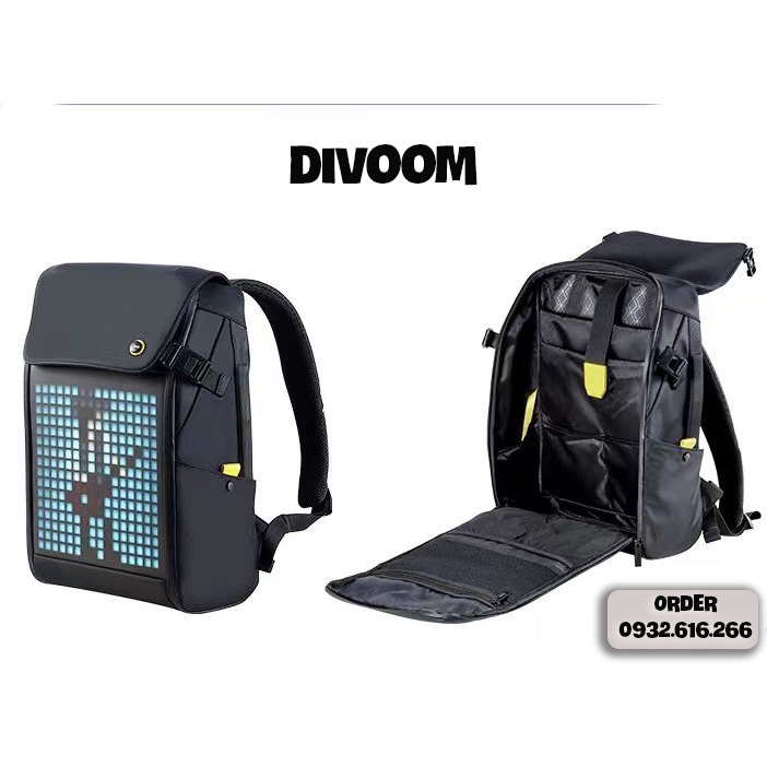 Balo Đèn Led Divoom - Chống Nước - Bảo Hành Chính Hãng 1 Năm