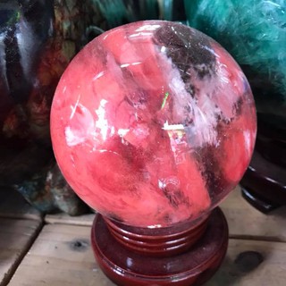 Quả Cầu Phong Thủy Đá Núi Lửa Đỏ 5 Kg: Tăng Vận Khí - Kích Tài  Lộc