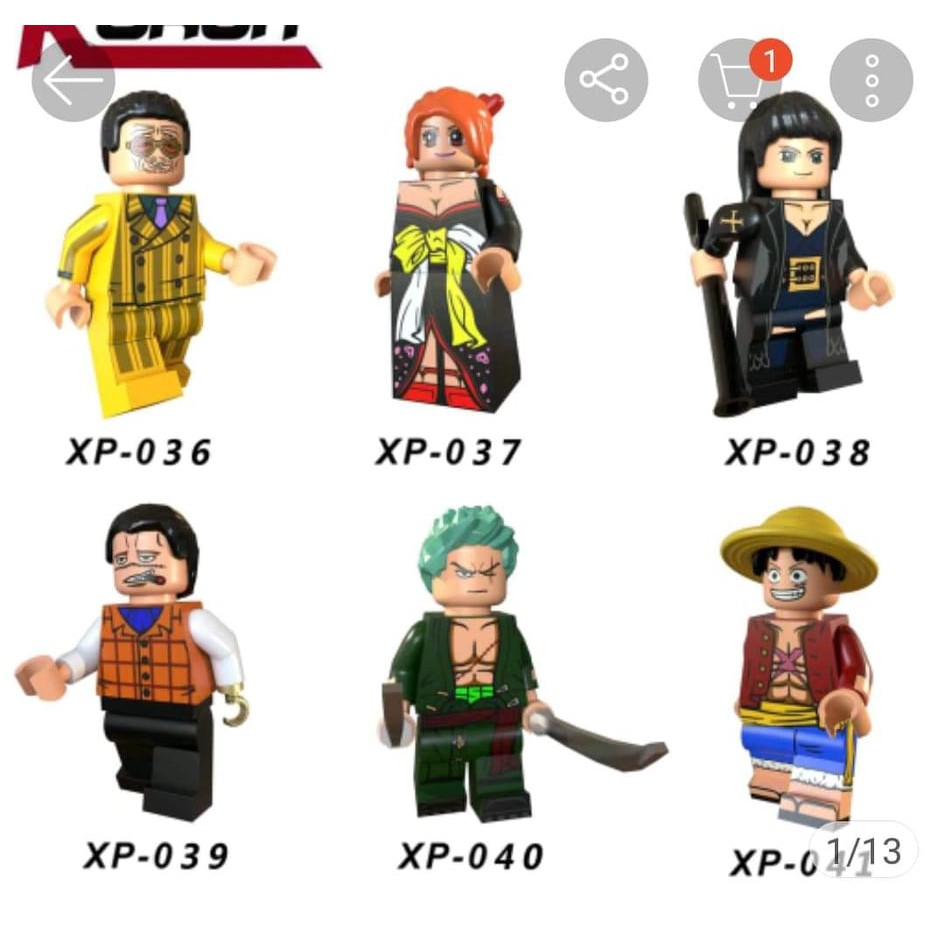 Lego - Mini One piece đảo hải tặc ( Koruit - 1c )