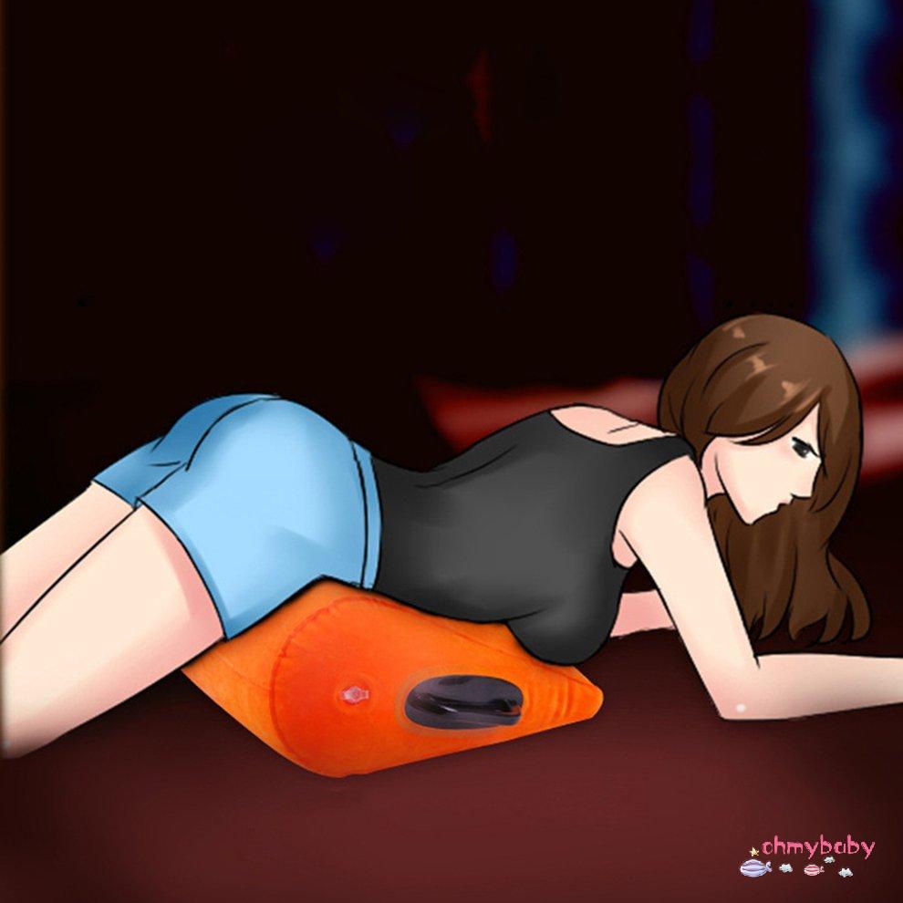 Vị trí tình yêu bơm hơi Đệm bông + Bộ đồ nội thất cho cặp đôi Pvc Flocking [8/11]