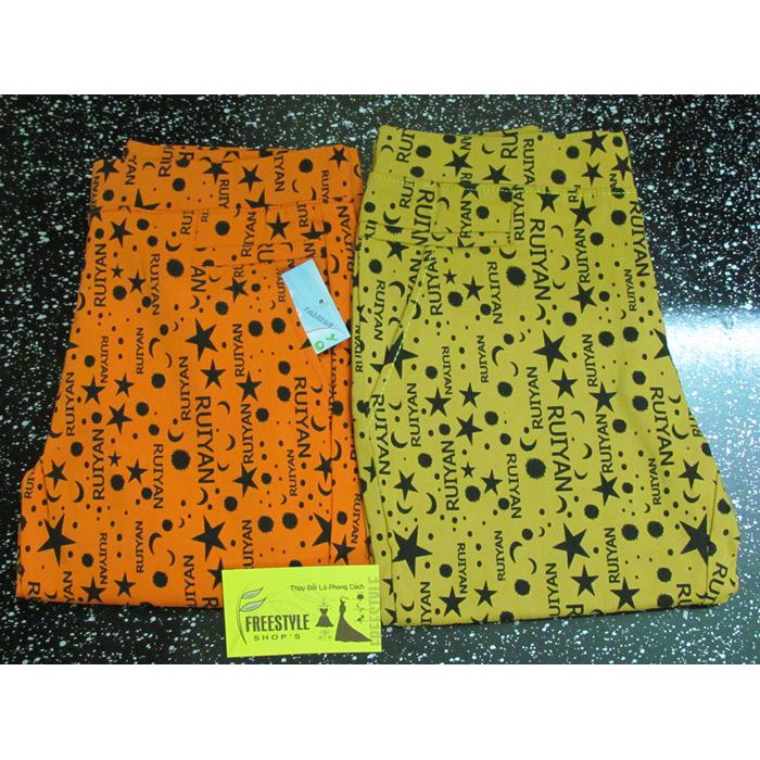 QK02 QUẦN SKINNY KAKI THUN HỌA TIẾT