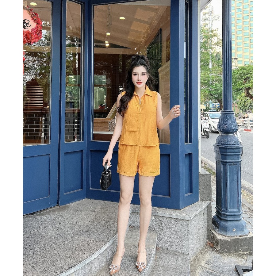 Set bộ dạo phố phối dây kéo SET001 – Lady Fashion