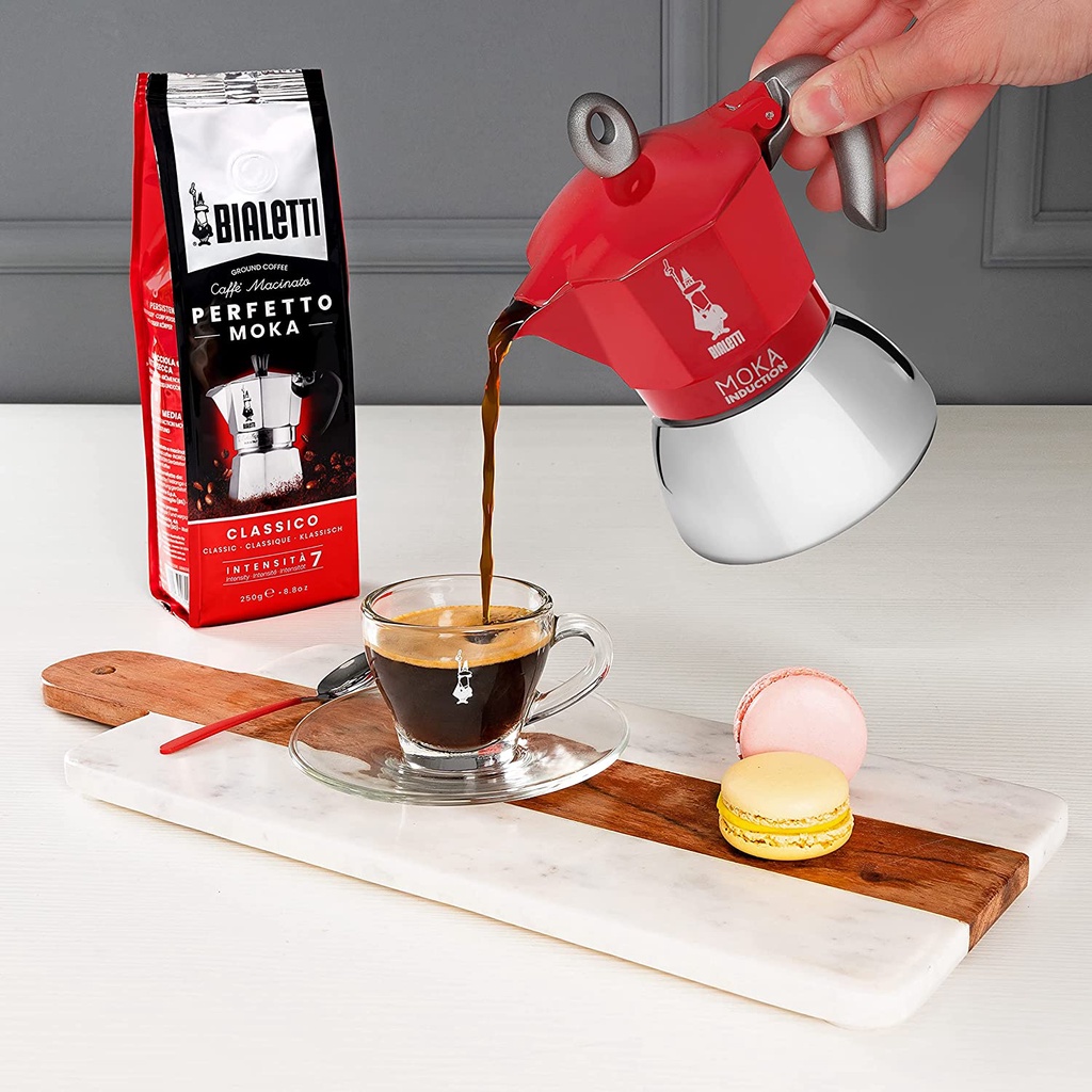 Ấm pha cà phê Bialetti Moka Induction Express 4 cốc [nhập Đức chính hãng]