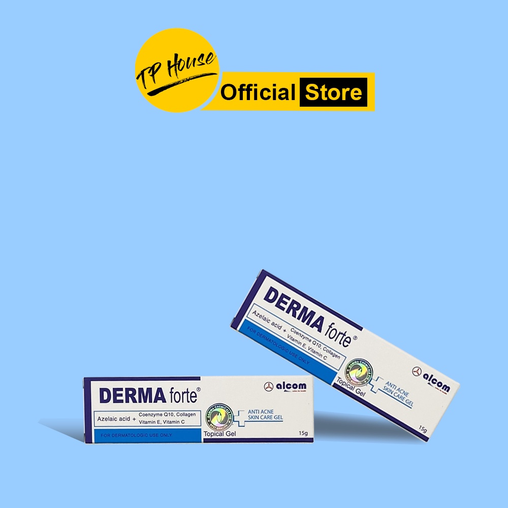Derma Forte Gel 15g Giảm Mụn Trứng Cá, Ngừa Thâm, Mờ Sẹo, Dưỡng Da TPHOUSE