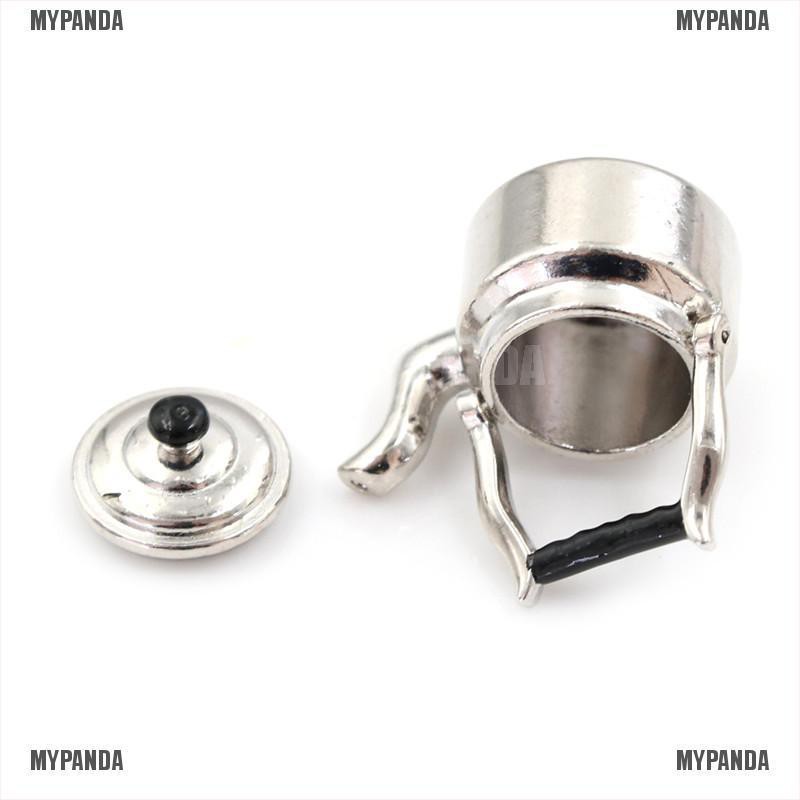 Mô hình ấm nước kim loại cho nhà búp bê 1:12