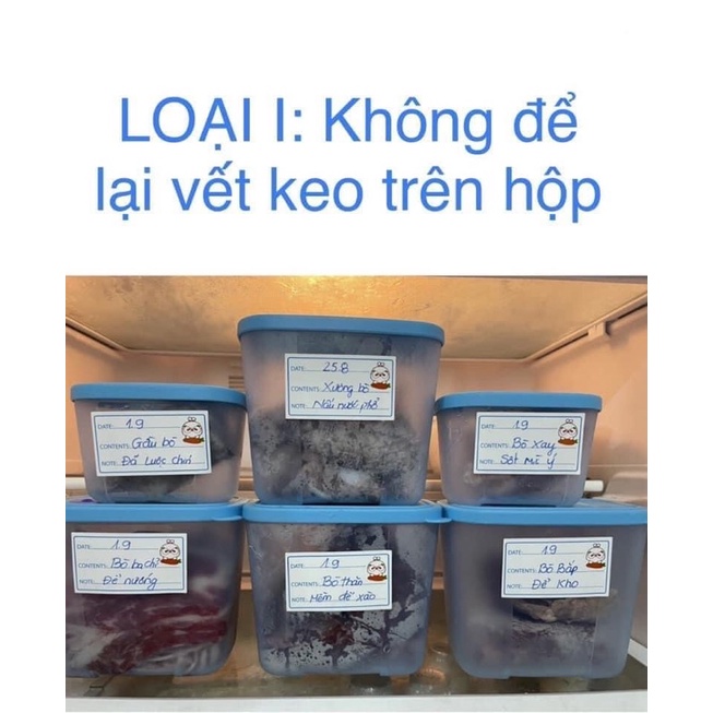 CUỘN 500 TEM DÁN HỘP BẢO QUẢN THỰC PHẨM