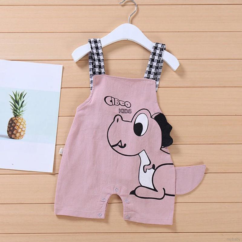 My Baby  Summer Casual Fashion Baby Girls Cute Cartoon Printing Suspender Trousers