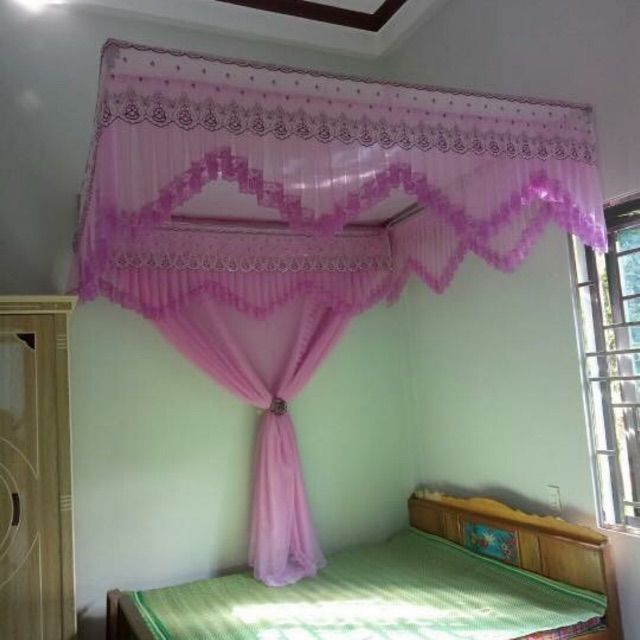 màn khung cung đình voan lạnh Cao cấp nhất(kèm theo khung)