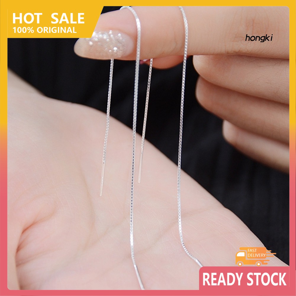 1 Khuyên Tai Dáng Dài Thiết Kế Đơn Giản Thời Trang Cho Nữ