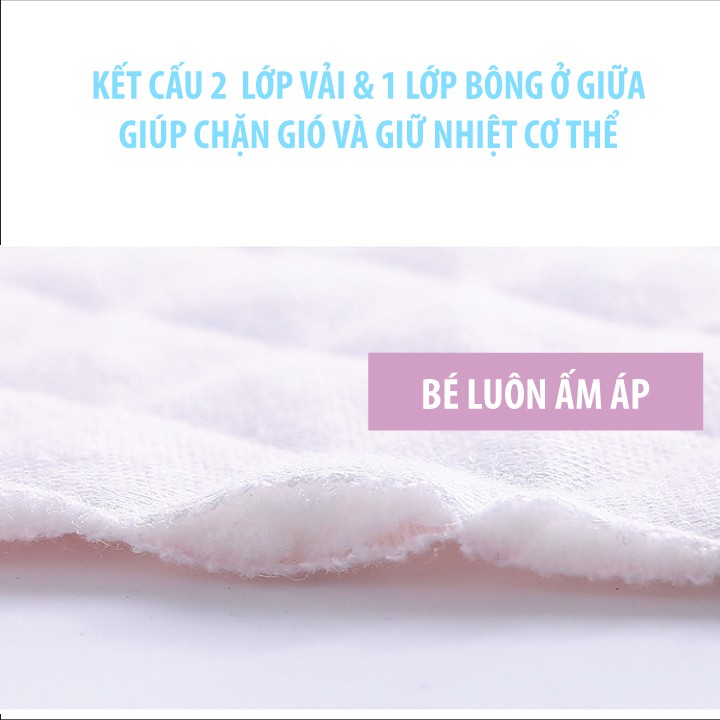 [CÓ SẴN] Túi Ngủ Trẻ Em Mùa Đông Cotton Trần Bông Ấm Áp, Túi Ngủ Cho Bé (Video + Ảnh Thật)