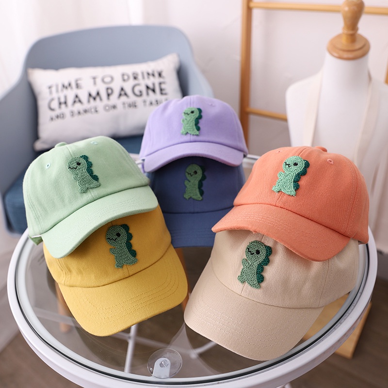 Mũ lưỡi trai vải cotton mềm chống tia UV kích thước có thể điều chỉnh thời trang cho bé