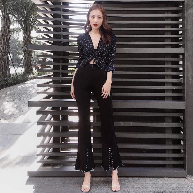 Quần ống loe L