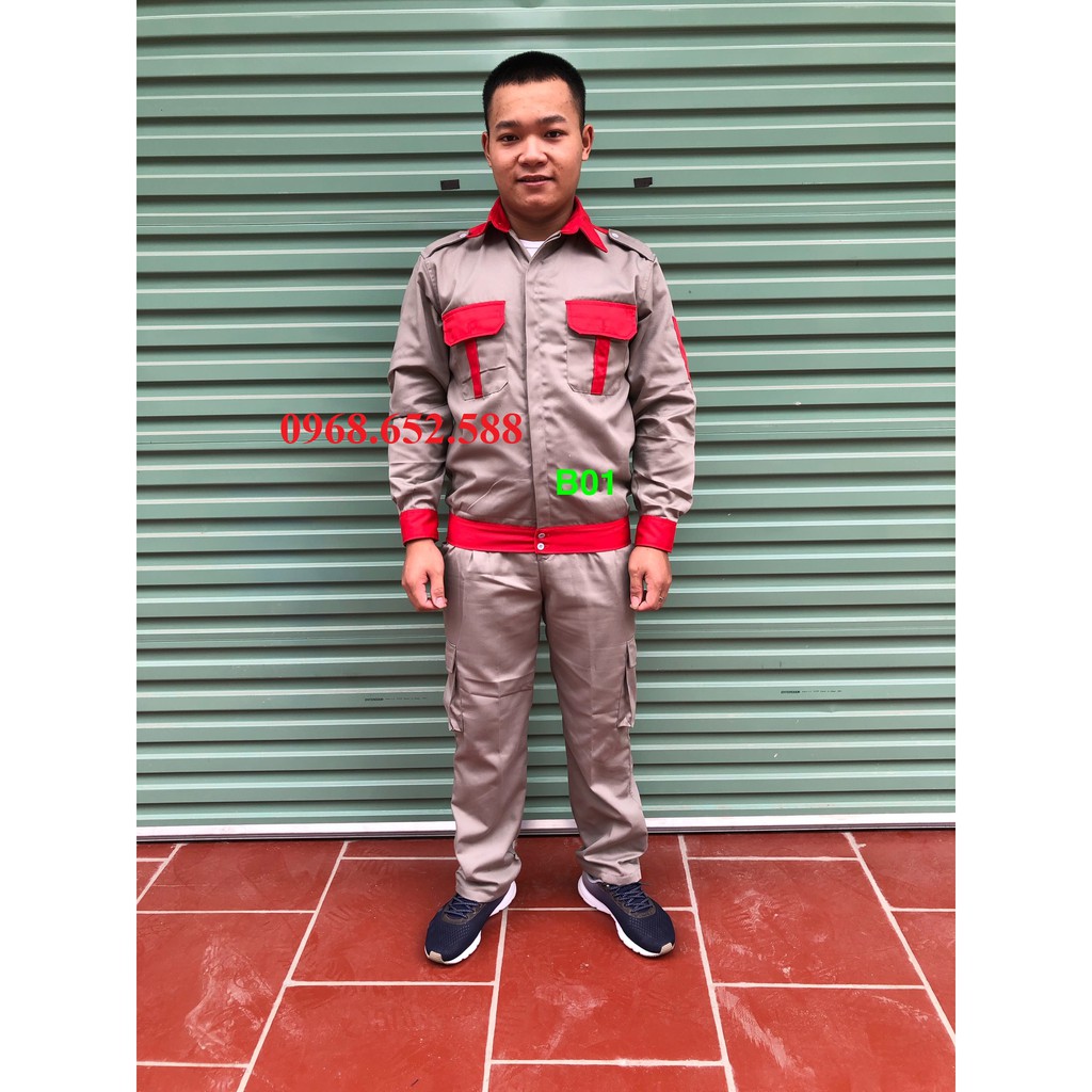 Quần áo bảo hộ lao động  kaki Nam Định