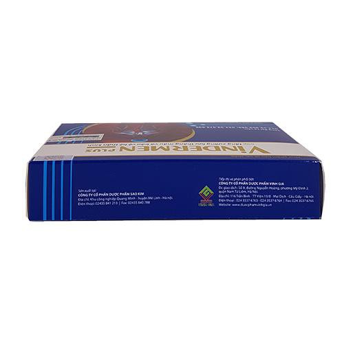 [CHÍNH HÃNG ]Vindermen Plus (có tem VINH GIA) - Tăng lưu thông máu, bảo vệ thần kinh - Hộp 30 viên