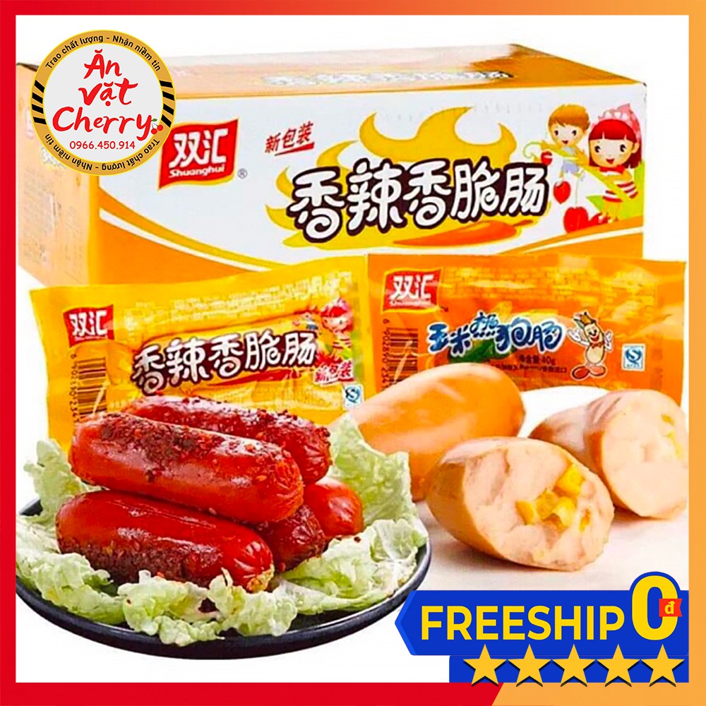 XÚC XÍCH NGÔ & CAY - Đồ ăn vặt nội địa [Ăn Vặt Cherry]