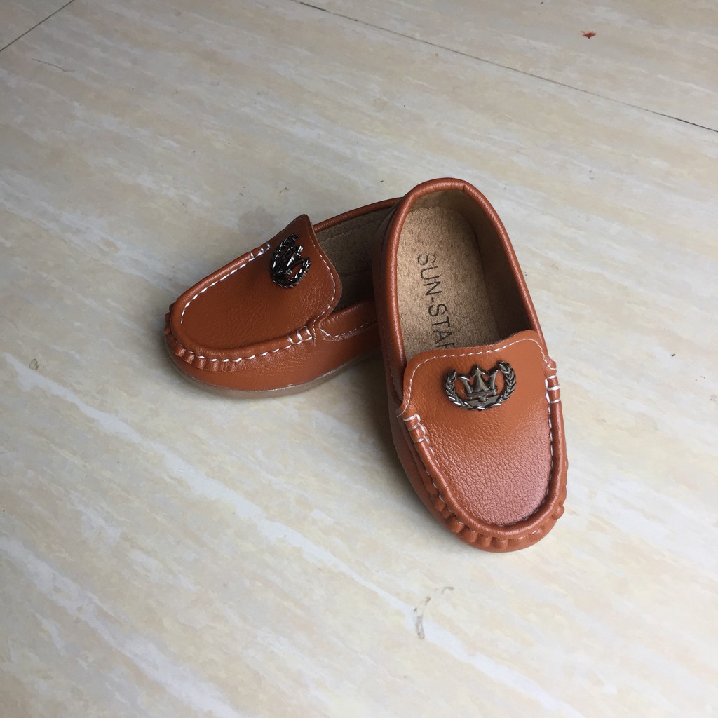 giày lười da bé trai size 21-30