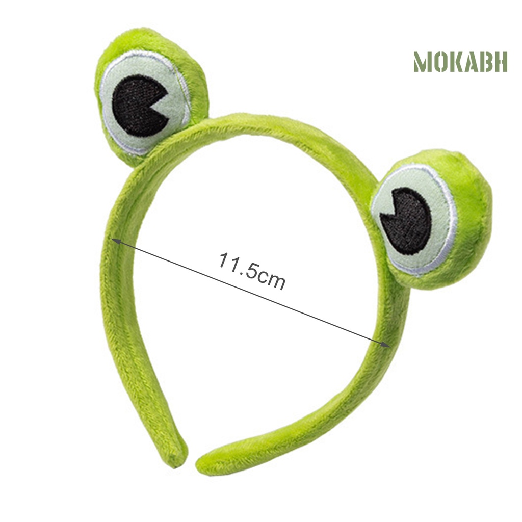 Băng Đô Cài Tóc Hình Ếch Co Giãn Chống Trượt Cho Nữ