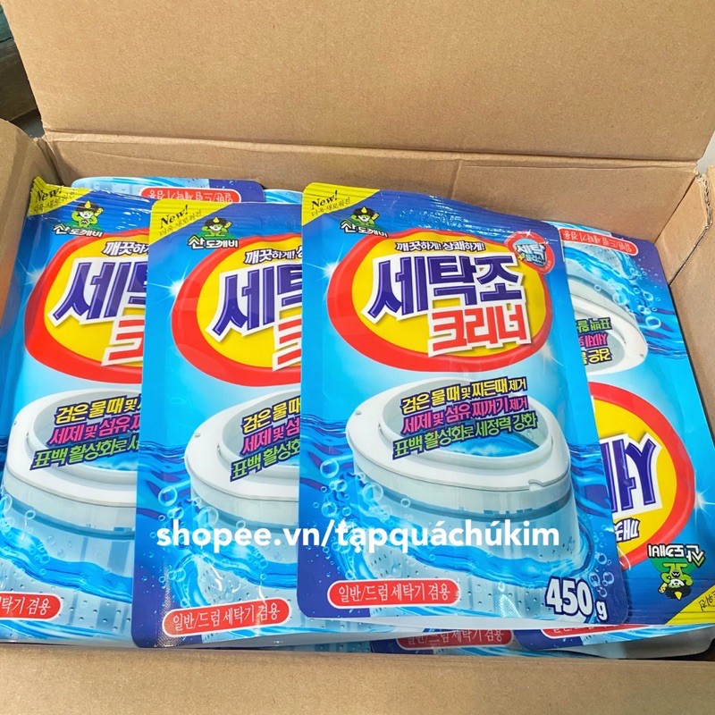 Bột tẩy vệ sinh lồng giặt Hàn Quốc 450G - tapquachukim