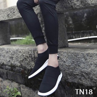 [ GÍA HỦY DIỆT ] Giày Sneaker Thể Thao Đế Êm Chất Vải Cao Cấp [Màu Đen - TN18]