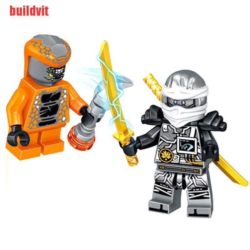 Bộ 24 Mô Hình Đồ Chơi Nhân Vật Hoạt Hình Ninjago