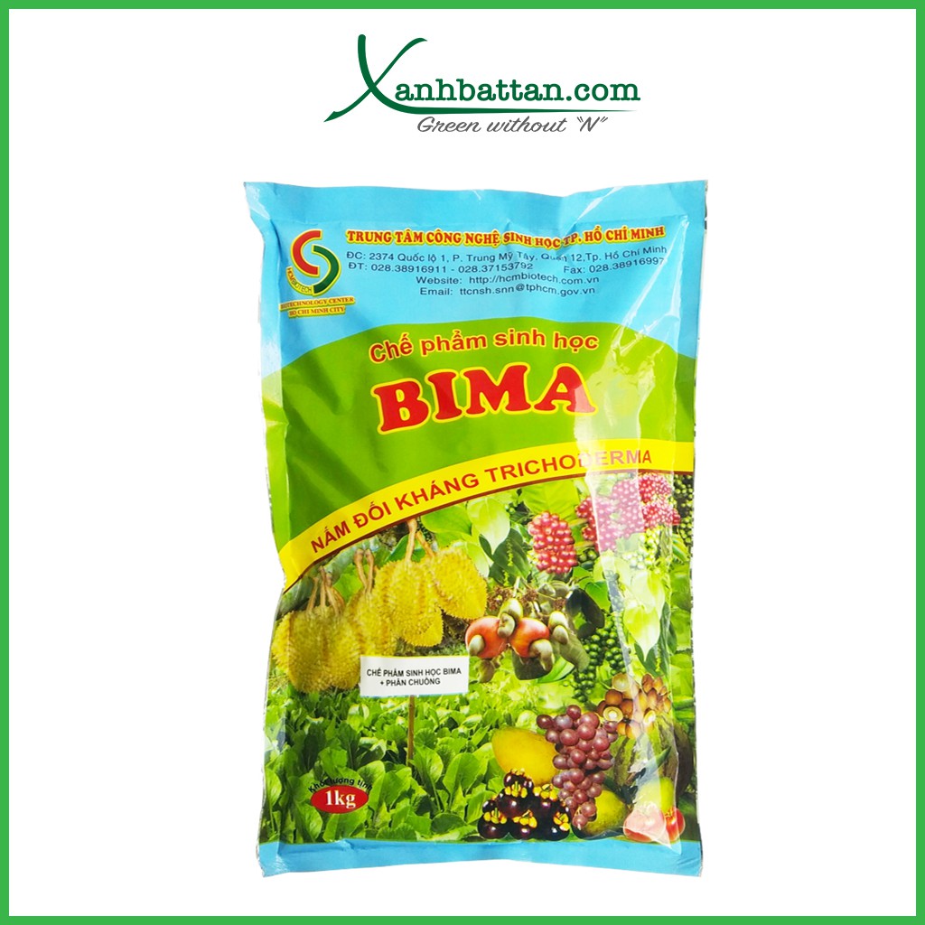 Chế phẩm sinh học TRICHODERMA BIMA 1 Kg