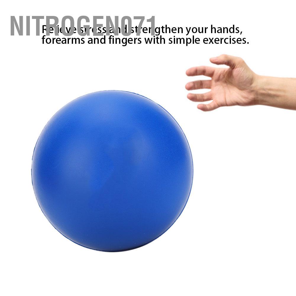 Set 2 Quả Bóng Silicone Dùng Để Tập Luyện Giảm Căng Thẳng Tiện Dụng Nitrogen071