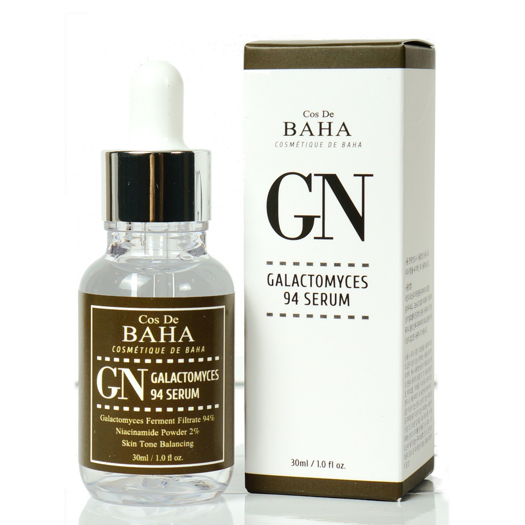 Serum Cos De Baha chứa 94% Galactomyces 2% Niacinamide dung tích 30Ml