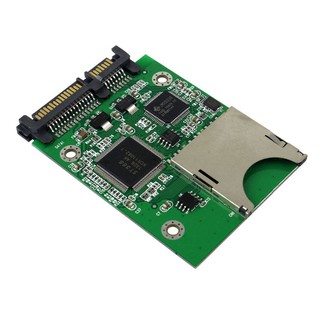 Sd sdhc mmc memory card to sata 22pin ssd hdd hard disk drive sd card to sata
