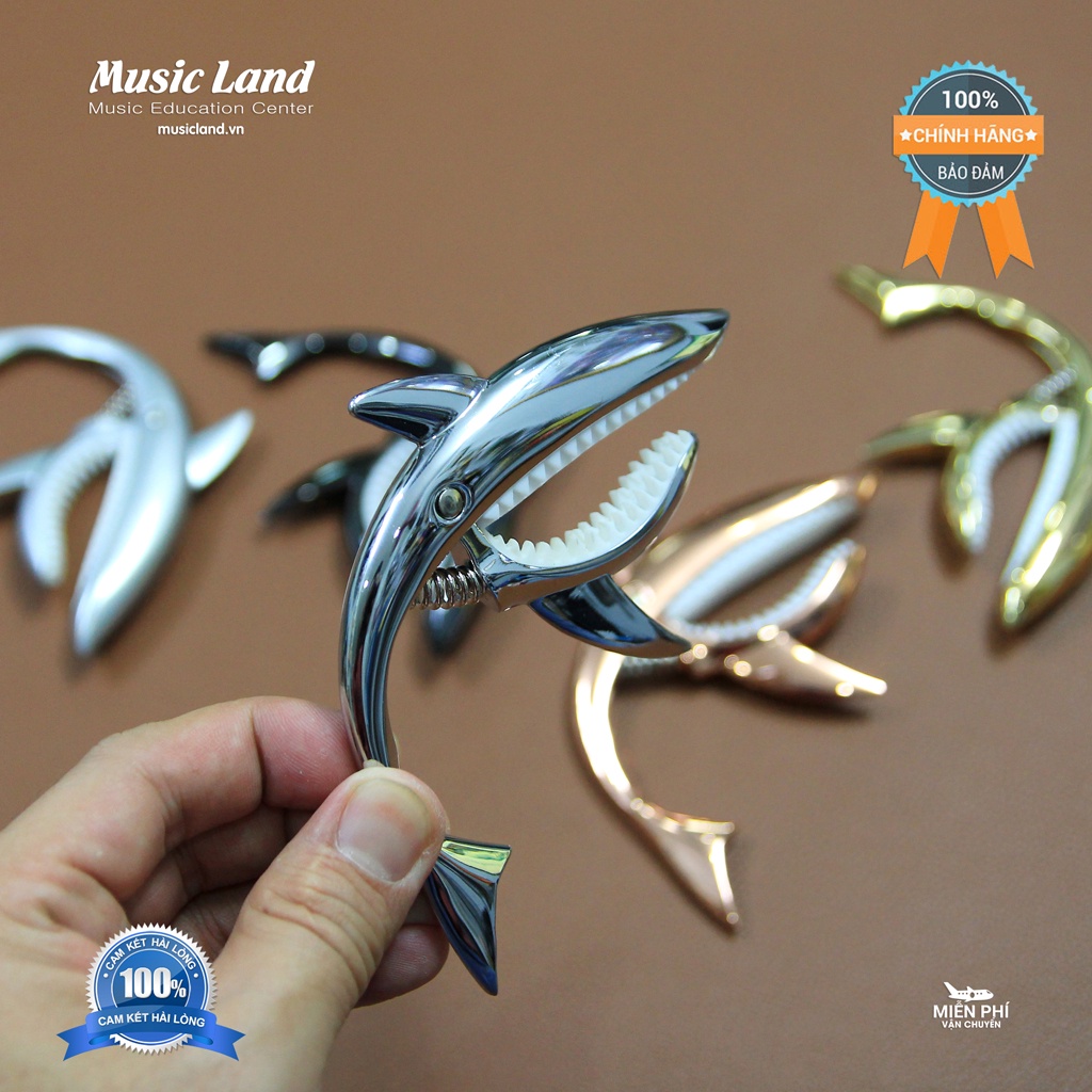 Capo Đàn Guitar Acoustic Cá Mập SC-4 – Chính Hãng