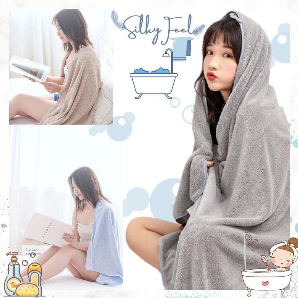Bộ 2 Khăn Mặt Sang Trọng 70x140cm 35x75cm
