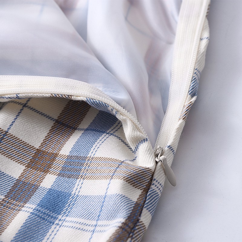 Chân Váy Chữ A Eo Cao Co Giãn Hoa Văn Kẻ Ô Dễ Phối Đồ Thời Trang | BigBuy360 - bigbuy360.vn