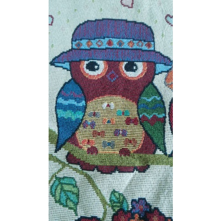 Vỏ gối thổ cẩm vintage hình thú kích thước 45×45