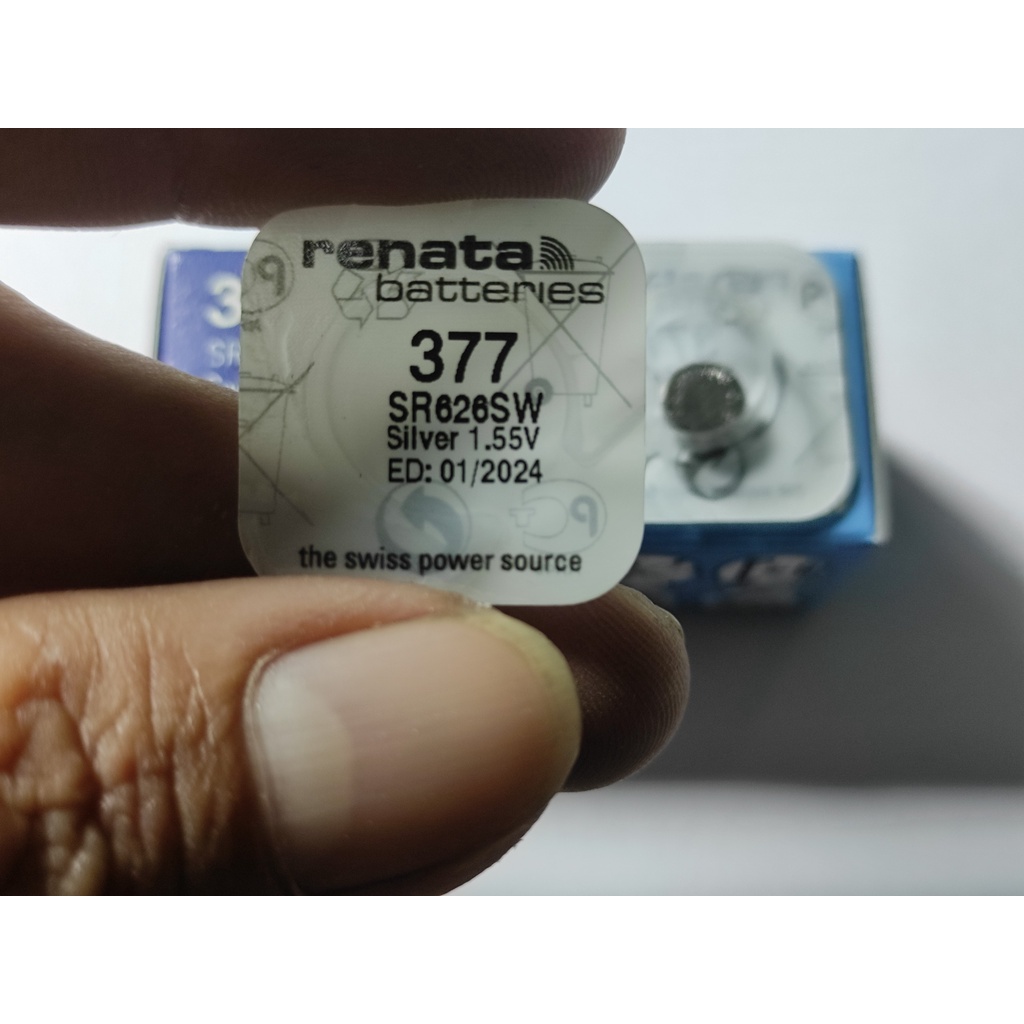 1 Viên Pin Đồng Hồ Renata Thụy Sĩ SR626SW / 377 Loại Tốt
