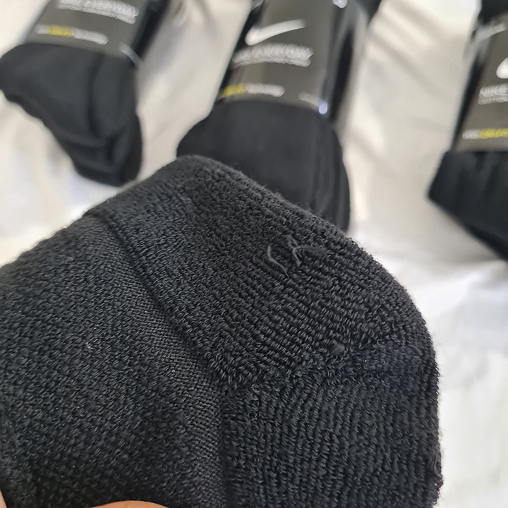Pack 3 đôi tất thể thao Nike cổ cao DRIFIT màu  đen - Free ship + Quà tặng Loved socks by TatsTats.vn