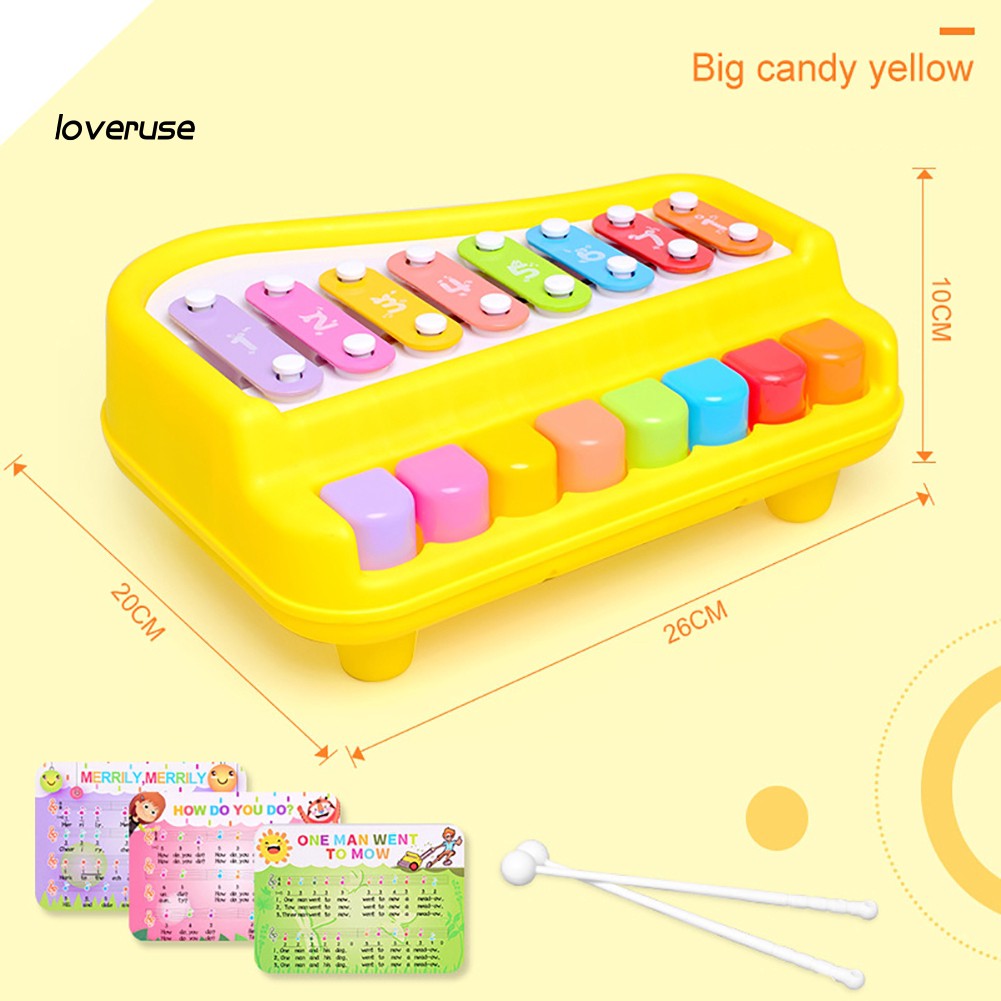 Đàn piano xylophone 2 trong 1 đồ chơi trẻ em