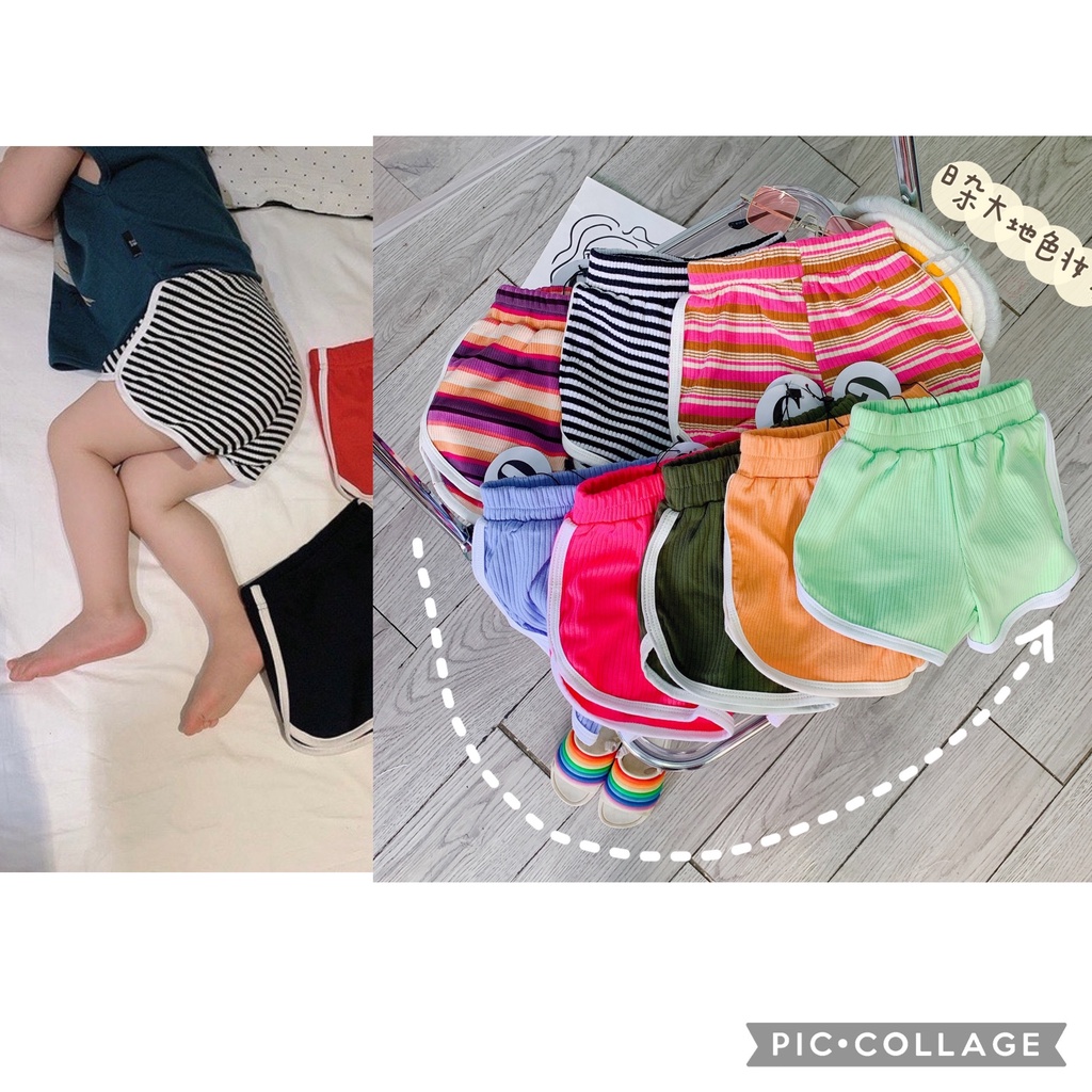 Lyvyshop - Quần đùi viền siêu dễ thương cho bé 09-26kg (giá 01 quần)