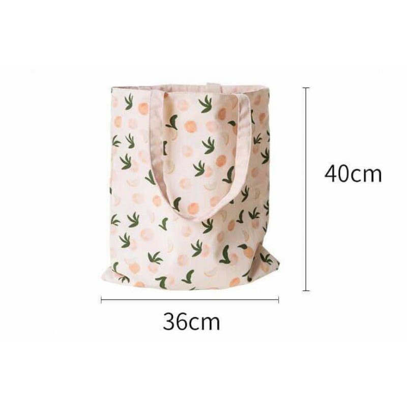 Túi tote canvas 2 mặt