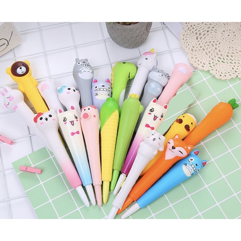 Bút squishy đa dạng mẫu dễ thương