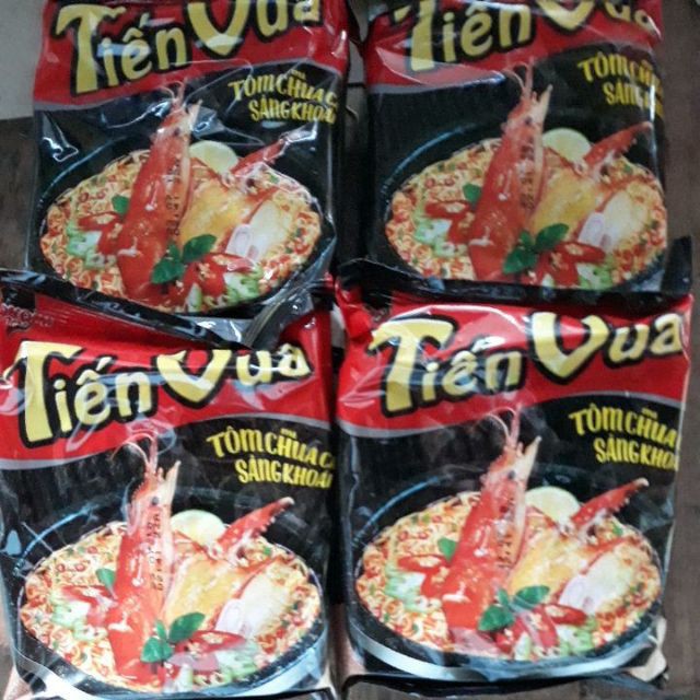 THÙNG 30 GÓI MÌ TIẾN VUA TÔM CHUA CAY 64GR | BigBuy360 - bigbuy360.vn