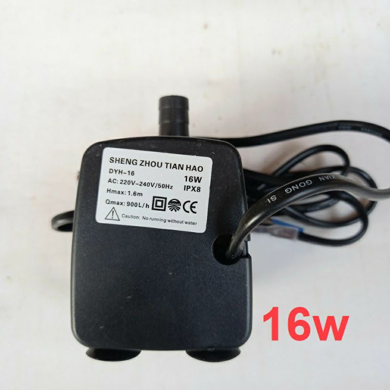 Máy bơm nước chìm mini 4W 8W 13W 16W 18W 25W 30W điện 220V, Bơm quạt hơi nước, Bể cá thủy sinh, Hòn non bộ