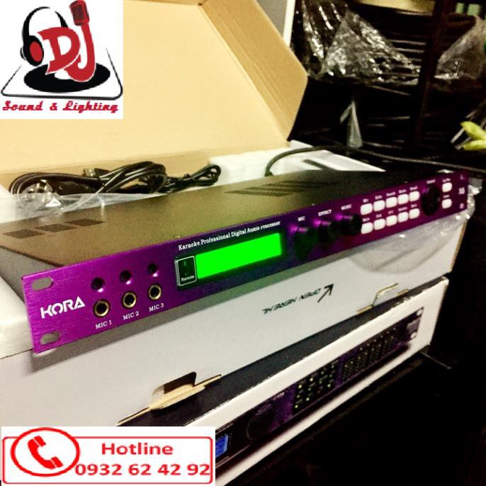 Vang số kora x6,X8 vang số chống hú karaoke chuyên nghiệp, đầu vang số