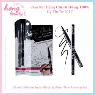 Kẻ mắt nước mistine siêu nét super black eyeliner thái lan chính hãng