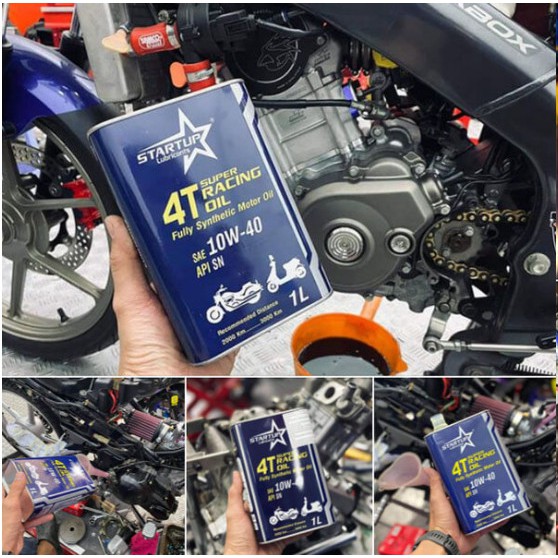 DẦU NHỚT MÁY STARTUP LUBRICANTS 10W /40 ( 1 LIT ) MOTO PKL 100cc /1000cc