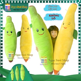 [KHỔNG LỒ] GẤU BÔNG TRÁI CHUỐI SIZE ĐẠI 1M3 DÀI 1M2 ÔM NGỦ - GỐI ÔM TRÁI CHUỐI